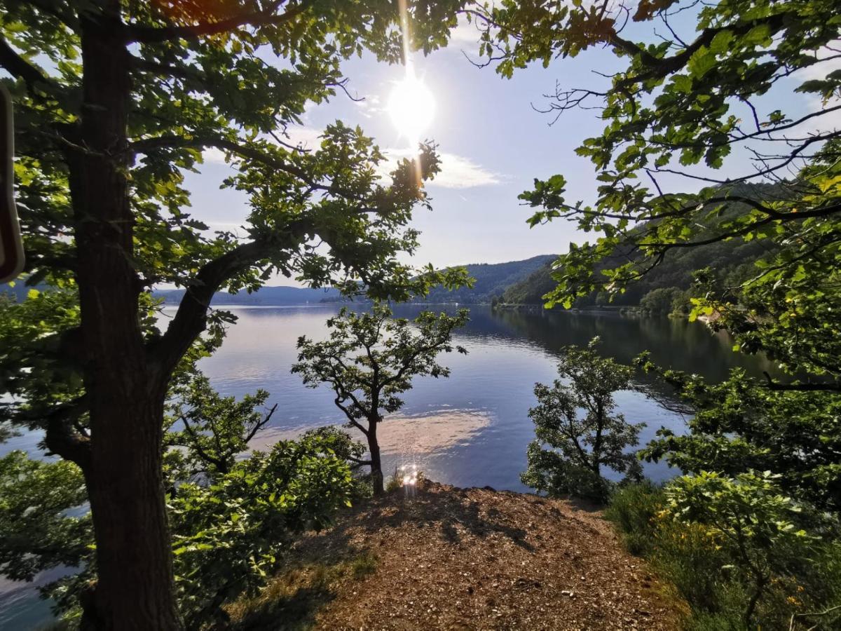 Ferienhaus Schoene Aussicht Ferienwohnung Blau Hemfurth-Edersee Buitenkant foto